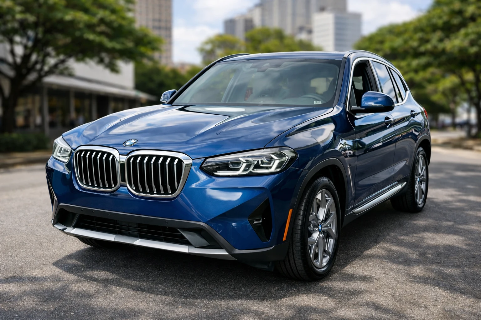BMW X3 in Phytonic Blue Metallic