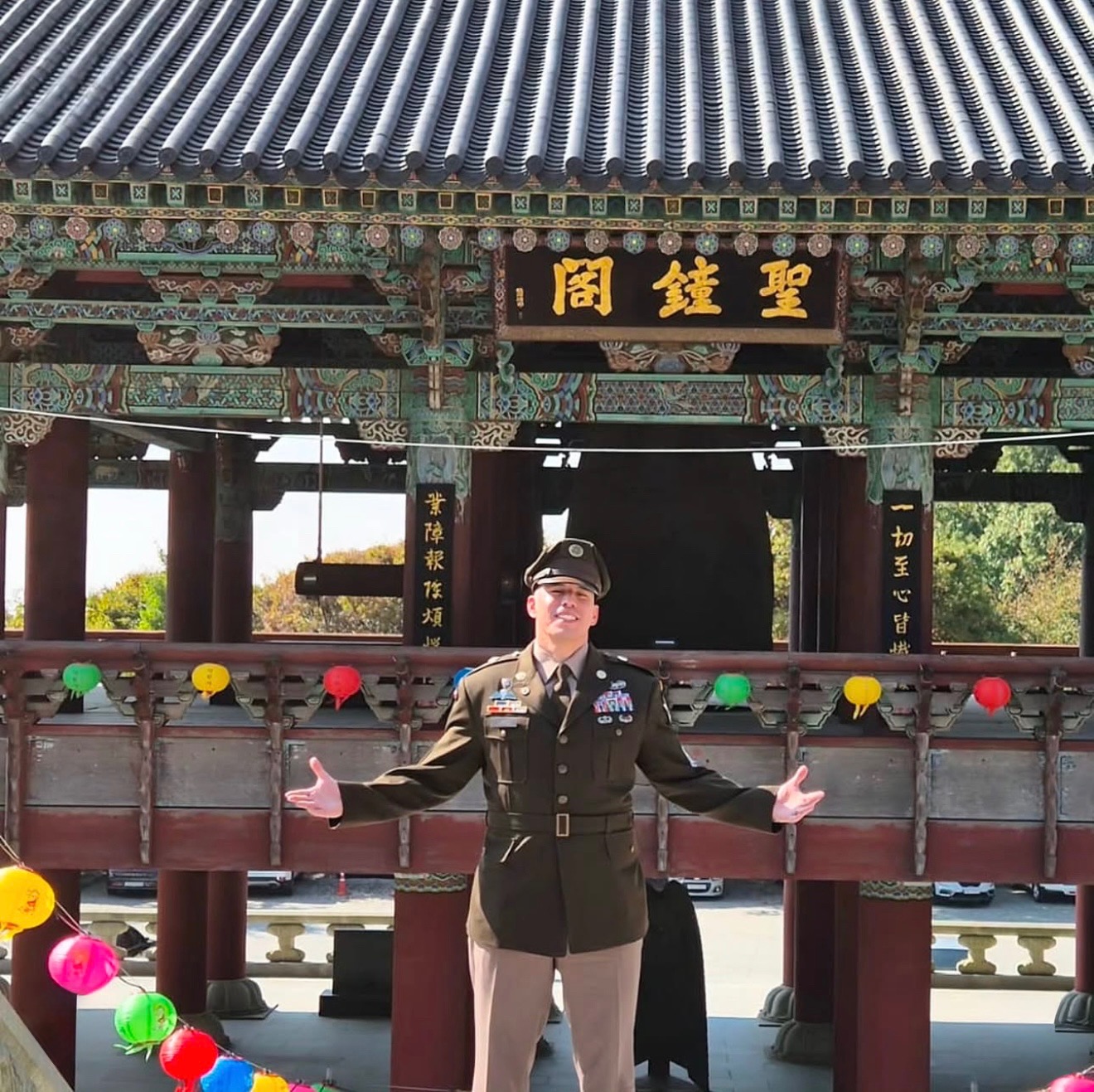 Emilio Lopez, founder of Lopez Lux Cars, in US Army dress uniform