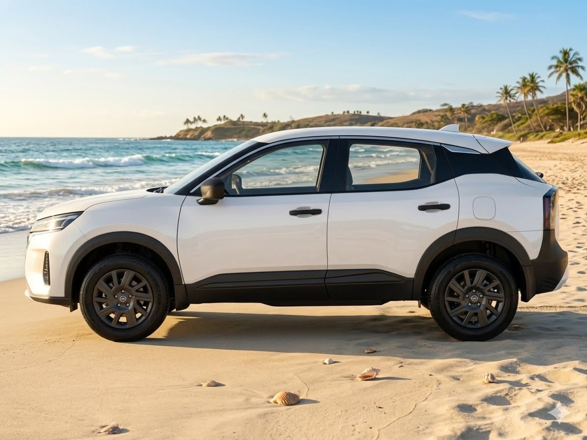 Nissan Kicks in Aspen White