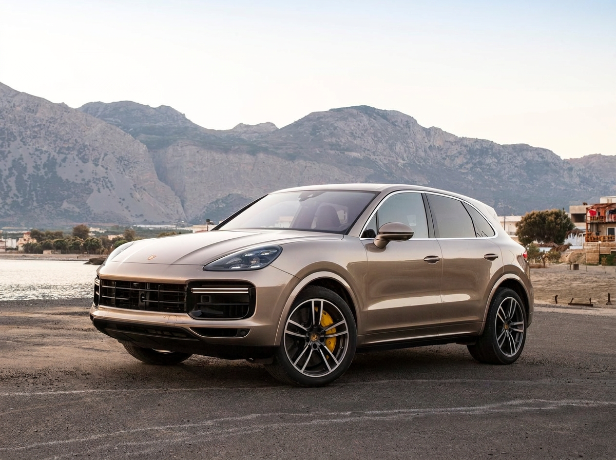 Porsche Cayenne Turbo in Truffle Brown Metallic