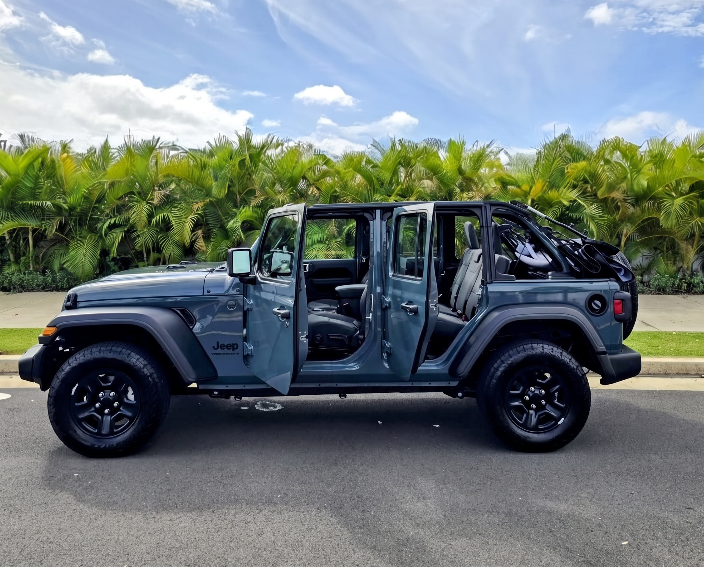 Jeep Wrangler in Anvil Grey